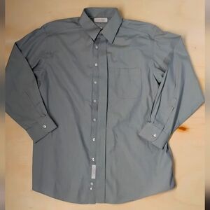 Roundtree & Yorke Gold Label  Green Casual Button Down Shirt #B